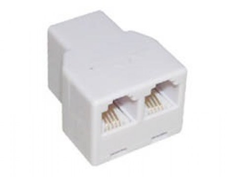 ΤΗΛΕΦΩΝΙΚΟ ADAPTOR ΘΗΛΥΚΟ-ΘΗΛΥΚΟ 6P4C X2 T201-03 LNC